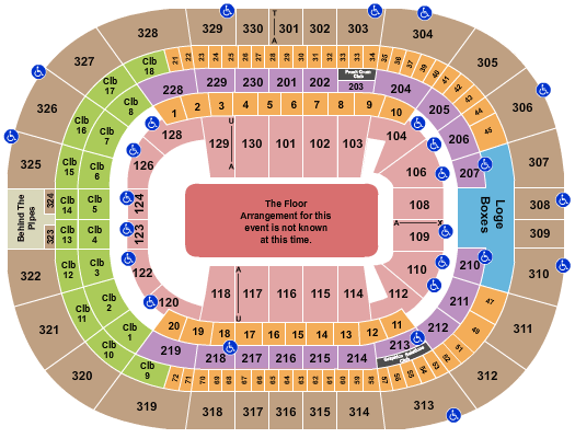 Amalie Arena NCAA Seating Chart